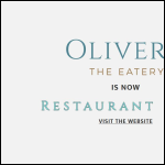 Screen shot of the Oliver's the Eatery Ltd website.