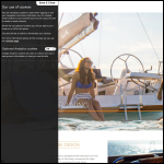 Screen shot of the Hanse Yachts UK Ltd website.