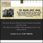 Screen shot of the The Beacon Public House Ltd website.