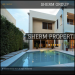 Screen shot of the Sherm Ltd website.