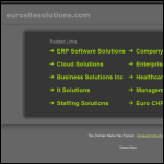 Screen shot of the Euro Site Solutions website.