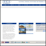 Screen shot of the TC Interiors Ltd website.