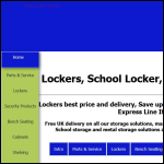 Screen shot of the Total Locker Service website.