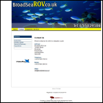 Screen shot of the Broadsea Ltd website.
