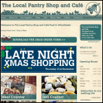 Screen shot of the The Local Pantry Ltd website.