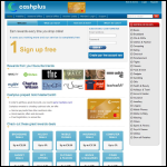 Screen shot of the Cashplus Solutions Ltd website.
