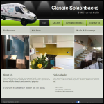 Screen shot of the Classic-splashbacks Ltd website.