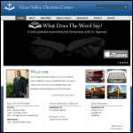 Screen shot of the The Grace & Glory of God Centre website.