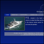 Screen shot of the Ocean Quay Interiors Ltd website.