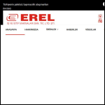 Screen shot of the Erel Ltd website.