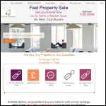 Screen shot of the Property Sale Options Ltd website.