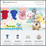 Screen shot of the Helpful Baby Products Ltd website.