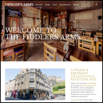 Screen shot of the The Fiddlers Arms Ltd website.
