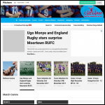 Screen shot of the Tadley Rugby Football Club Ltd website.