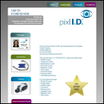 Screen shot of the The Pixl Club Ltd website.
