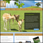 Screen shot of the The Denham Estate website.