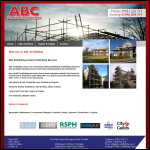 Screen shot of the Abc Scaffolding Hire Ltd website.