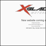 Screen shot of the Xblade Motorcycles Ltd website.