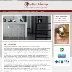 Screen shot of the May Flooring Ltd website.