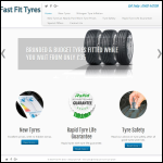 Screen shot of the Speed Fit Tyres Ltd website.