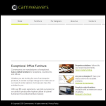 Screen shot of the Camweavers Ltd website.