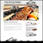Screen shot of the The Ryles Arms Ltd website.