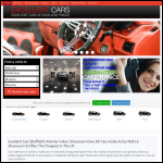 Screen shot of the Excellent Cars Ltd website.