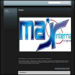 Screen shot of the Max International Transport Ltd website.