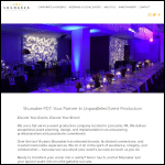 Screen shot of the Transform Events Ltd website.