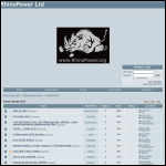 Screen shot of the Rhinopower Ltd website.