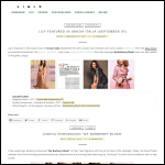 Screen shot of the Lily & James Ltd website.