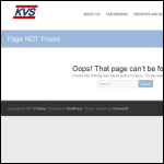 Screen shot of the Kvs It Consultancy Ltd website.