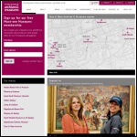 Screen shot of the Tyne & Wear Archives & Museums Development Trust website.