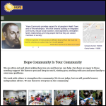 Screen shot of the Hope Community Project (Wolverhampton) website.