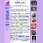 Screen shot of the Galleries Inc website.