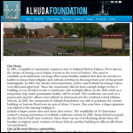 Screen shot of the Khadijah Foundation website.