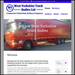 Screen shot of the Commercial Vehicle Services (Yorkshire) Ltd website.