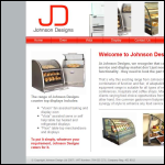 Screen shot of the Johnson Designs (UK) Ltd website.