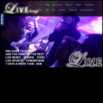 Screen shot of the The Live Lounge Venue Ltd website.