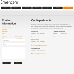 Screen shot of the Emercom Ltd website.