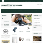 Screen shot of the Snake Professional Ltd website.