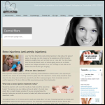 Screen shot of the Age Less. Botox & Dermal Fillers Ltd website.