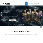Screen shot of the Ski School App Ltd website.