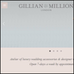Screen shot of the Gillian Million Ltd website.