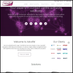 Screen shot of the Advatel Ltd website.