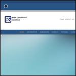Screen shot of the Brine Leas School website.
