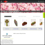 Screen shot of the Kvs Floral Design Ltd website.