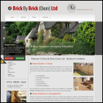 Screen shot of the Brick By Brick (Oxon) Ltd website.