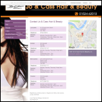 Screen shot of the Beauty @ Jo & Cass Ltd website.