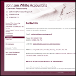 Screen shot of the Y W Accounting Ltd website.